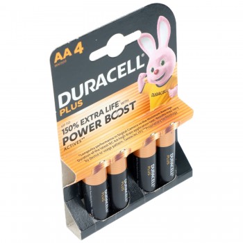 Duracell AA Plus Power Boost šarminės baterijos 4 vnt.